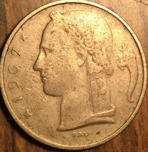 1967 Belgium 5 Francs Coin - £1.36 GBP