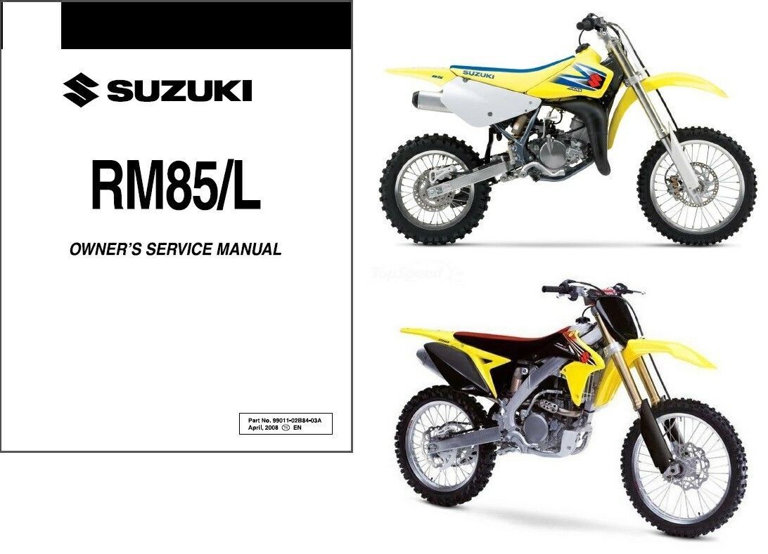 2006-2013 Suzuki RM85 RM85L Service Repair Workshop Manual CD ---  RM 85 L 85L - $12.00