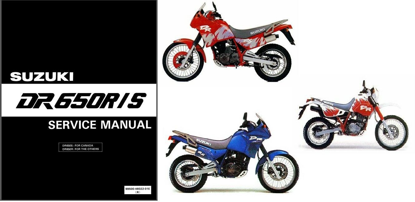 1992-1995 Suzuki DR650R DR650S Service Repair Manual CD  ----  DR650 R S  DR 650 - $12.00