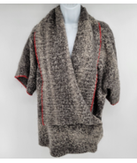 RLX Ralph Lauren Alpaca Wool Sweater Womens Size XS Gray Half Sleeve Button - £23.45 GBP