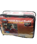 Car Cozy 2 Heated 12 Vol Travel Blanket Plaid 42x58&quot; Cars Truck SUVs RVs... - £14.70 GBP