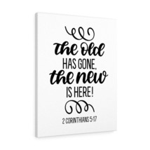   The New Is Here 2 Corinthians 5:7 Bible Verse Canvas Christian - £59.75 GBP+