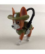 Paw Patrol Jungle Rescue Pups Tracker Figure with Hook Jeep Dog Spin Master - £15.54 GBP