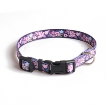 Fashion Dog Collar with Bohemia Embroidered Flower,Adjustable Soft Puppy Collars - £12.28 GBP+