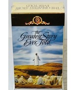 The Greatest Story Ever Told (VHS, 2-Tape Set) Jesus Christ Biblical Chr... - £11.07 GBP