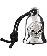 Harley Davidson White Crystal Willie G Skull Ride Bell - £17.83 GBP