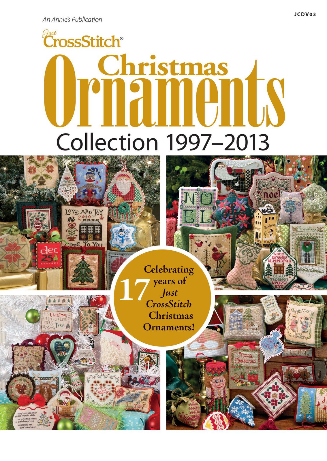 Just Cross Stitch Christmas Ornaments 1997-2013 Collection DVD magazine issues - $27.00