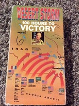 Desert Storm 100 Hours to Victory VHS Video Middle East War With The U.S. - $6.55