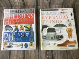 2 Bks - The Visual Dictionary of Everyday Things &amp; Millennium Children&#39;s History - £14.68 GBP