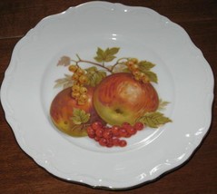 Winterling Roslau Dessert Plate -Apples &amp; Red Currents- Bavaria - $9.50