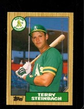 1987 Topps Traded #117 Terry Steinbach Nmmt (Rc) Athletics *AZ0648 - £1.90 GBP