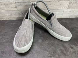 Sperry crest Twin Womens Shoes Gray 9.5M Nubuck Slip on Comfort Casual Loafers - £20.99 GBP