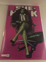 2022 Marvel She-Hulk Mike Mayhew Variant #6 Signed Numbered 260 of Limited 800 - £63.23 GBP