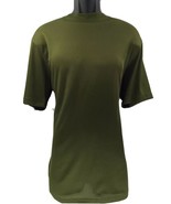 LOG-In Uomo Dressy T-Shirt Olive Green for Men Crew Neck Ribbed Sizes S ... - £27.43 GBP