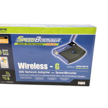 NIP Linksys Wireless G USB Network Adapter 54MBPS with SpeedBooster WUSB... - $29.69