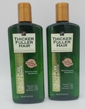 2-PACK  Thicker Fuller Hair Revitalizing Shampoo Cell-U-Plex w/ Caffeine 12 oz - £23.65 GBP