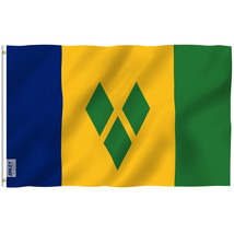 Anley 3x5 Feet Saint Vincent Flag - Saint Vincent and The Grenadines Flags - £6.30 GBP