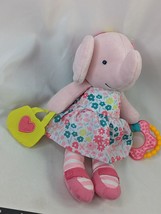 Carters Pink Elephant Plush Activity Clip On 10 Inch 2015 Stuffed Animal  - $25.95