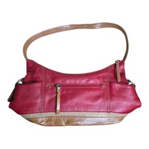 The Sak Kendra Red Brown Gold Leather Bohemian Hobo Shoulder Bag - €23,97 EUR