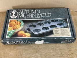 Roshco Bakers Advantage Cast Iron Autumn Muffin Mold - £22.95 GBP