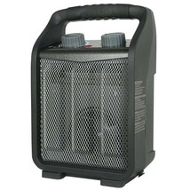 Hyper Tough 1500W Utility Space Heater, Fan-Forced Type, Indoor, Black - £35.39 GBP