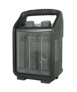 Hyper Tough 1500W Utility Space Heater, Fan-Forced Type, Indoor, Black - £35.97 GBP