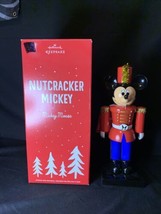 2015 DISNEY HALLMARK KEEPSAKE MICKEY MOUSE NUTCRACKER NIB - £22.68 GBP