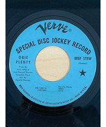 OBIE PLENTY: Beef Stew / Obie&#39;s Tune - 1967 - 45RPM Promo - NM - $47.45 CAD