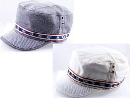 D&amp;Y WOMEN'S CADET MILITARY GOLF SUN CAP HAT ELASTAFIT MULTI-COLORED - $9.99