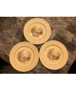 Pogossi China Luncheon Plates 9 Inches Set of 3 Beautiful Pope Gosser - $14.84
