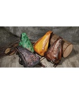 Vintage Laptop Shoulder carry hand Bag Hand carry Pure Leather Bags - $190.99