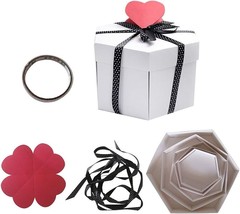 Valentine&#39;s Day Bliss: DIY Butterfly Explosion Surprise in a Pop-Up Gift Box Diy - £12.73 GBP