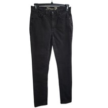 Seven7 Black Wash High Rise Skinny Jeans Comfort Stretch Denim Size 10 - $23.46 CAD