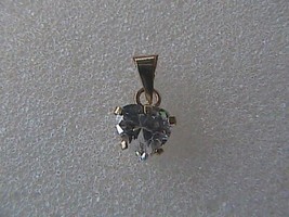 Brand New 14k Yellow Gold Heart Charm Pendant .6 grams - £16.06 GBP