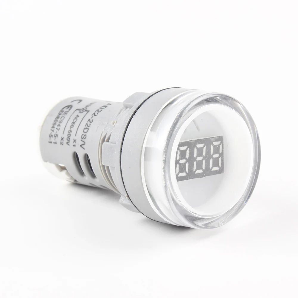 22mm LED Digital Display Gauge Volt Voltage Meter Indicator Signal Lamp ... - $2,956.72 MXN