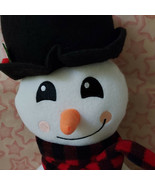 Evergreen Plush Animated Snowman Arm Movement Music 19 Inches Tall 109193 - $32.00