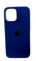 Apple  iPhone 12 Pro Max  Silicone Case with MagSafe - Dark Blue - Plain... - £13.81 GBP