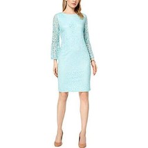 Alfani Womens Lace Bell Sleeve Sheath Dress Size 8 Color Tear Drop - £77.59 GBP