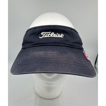 Titleist Golf Visor USA Logo Nantucket Navy Adjustable Golf - £8.51 GBP