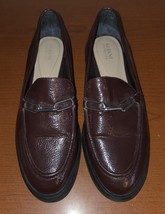 Women&#39;s Alfani Dress Shoes 11W step n flex burgundy loafer Gel Sole Loaf... - $23.99
