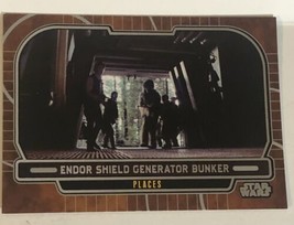 Star Wars Galactic Files Vintage Trading Card #670 Endor Shield Generator Bunker - £1.98 GBP