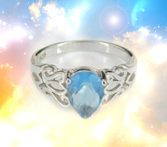 HAUNTED RING REVEAL YEAR AHEAD EXTREME GOLDEN ROYAL COLLECTION RARE MAGICK - £102.03 GBP