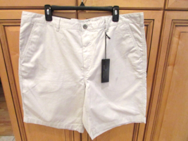 Marc Anthony Mens Shorts Sz 40 New Grey White Style MM61X407RN Flat Front - £18.47 GBP