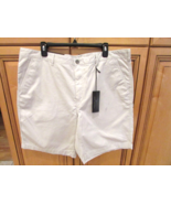 Marc Anthony Mens Shorts Sz 40 New Grey White Style MM61X407RN Flat Front - $33.88 CAD