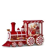 Musical peppermint train snow globe - $128.65