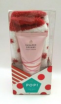Sugared Dreams POPI Foot Cream w/ Socks in Christmas Foot Care GIFT Box New PACK - £11.89 GBP