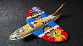 Mirrorman Tin Toy ABS Airplane Ichimua Friction Antique vintage Japan Ol... - $184.78