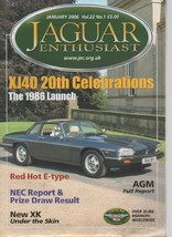 Jaguar Enthusiast Magazine January 2006 VOL.22 NO.1 Red Hot E-TYPE Ls - £3.91 GBP