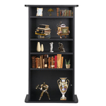 Cd Media Storage Cabinet Dvd Book Shelf Adjustable 5 Layers Customized D... - £54.34 GBP