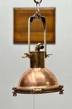 Antique Shopping Ceiling Chandelier Lamp Smooth Copper and Brass Vintage-
sho... - £198.25 GBP